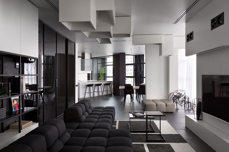 Black and White Apartment lighting fixtures