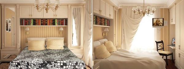 Чтобы выбрать оптимальный интерьер для маленькой спальни, необходимо заранее тщательно продумать каждую мелочь в дизайне