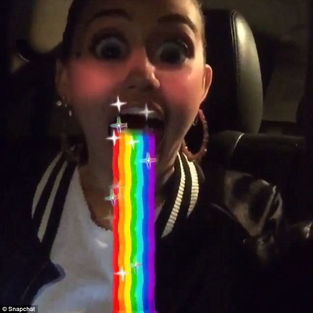Colorful: Snapchat  upped its game with the addition of new selfie filters. One of the best among them was the filter that lets users puke rainbows. Here is MThis Halloween, bring it to life!