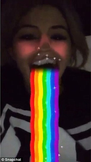 Colorful: Snapchat  upped its game with the addition of new selfie filters. One of the best among them was the filter that lets users puke rainbows. Here is MThis Halloween, bring it to life!