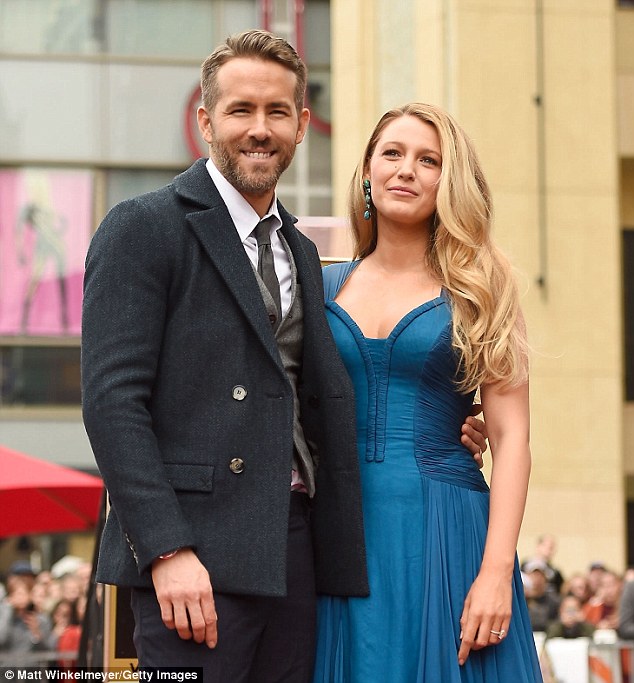 Marital perk: Ryan Reynolds revealed his life-long battle with anxiety has been eased thanks to the loving support of his second wife, Blake Lively (pictured December 15)