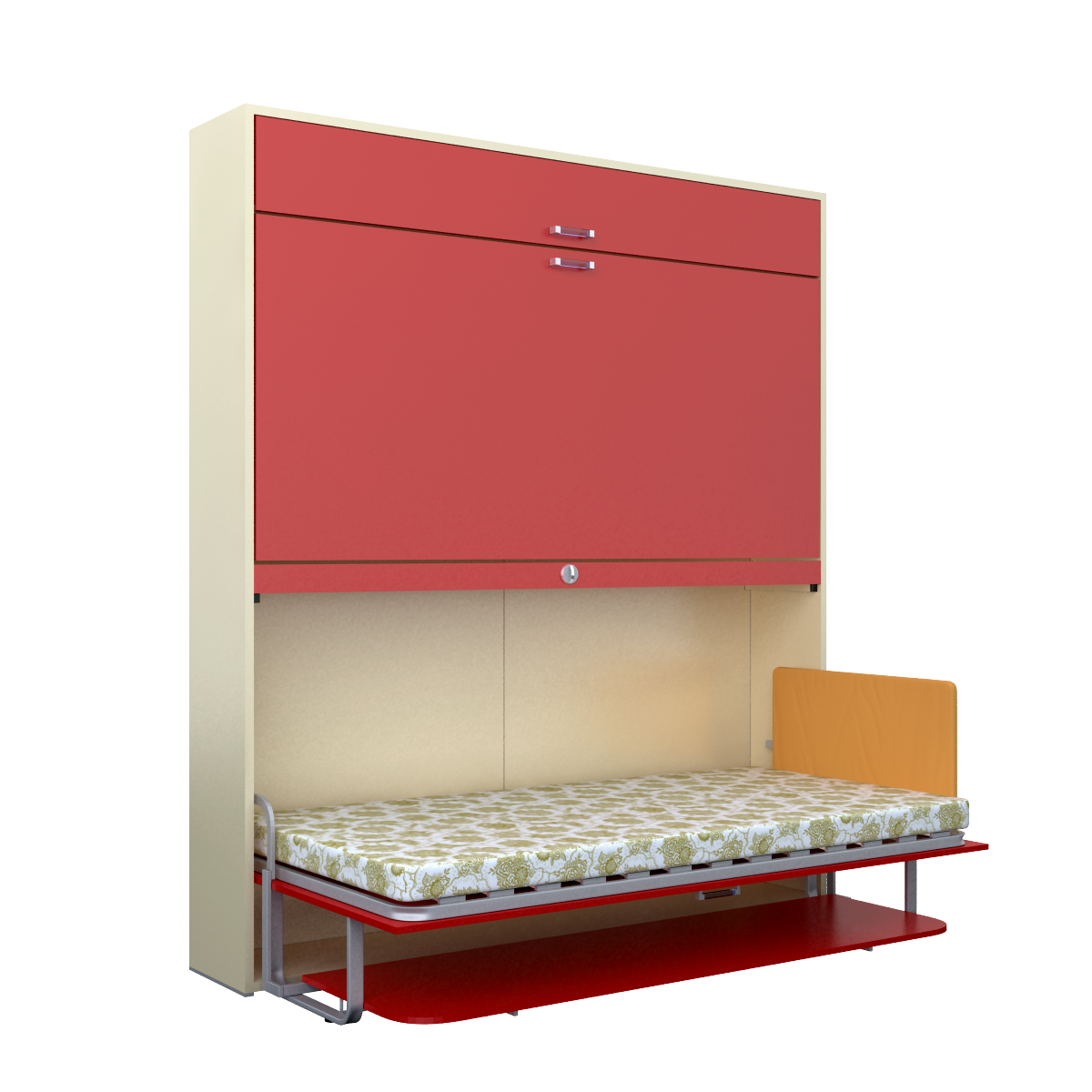 Откидная кровать горизонтальная. Двухэтажная откидная кровать трансформер "хостел, Тип 2". Двухъярусная кровать трансформер Гутер мебель.