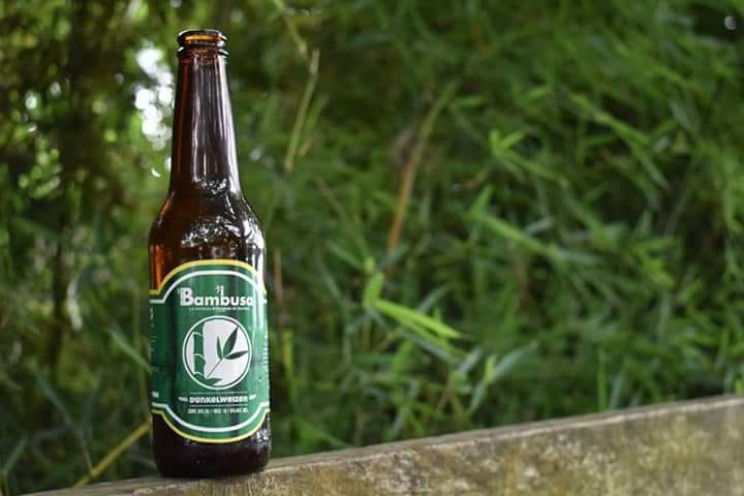 Bambusa beer is made with bamboo leaves