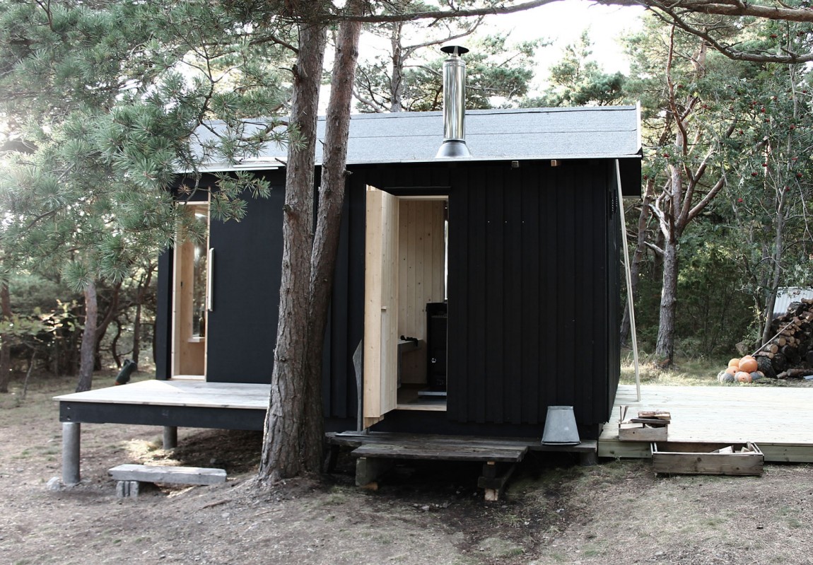 Мини-дом Ermitage Cabin в Швеции