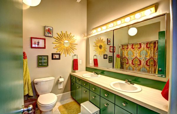 Дизайн интерьера детской ванной комнаты. Фото 1