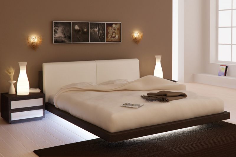 Кровать с подсветкой - оригинальное решение для вашей спальни