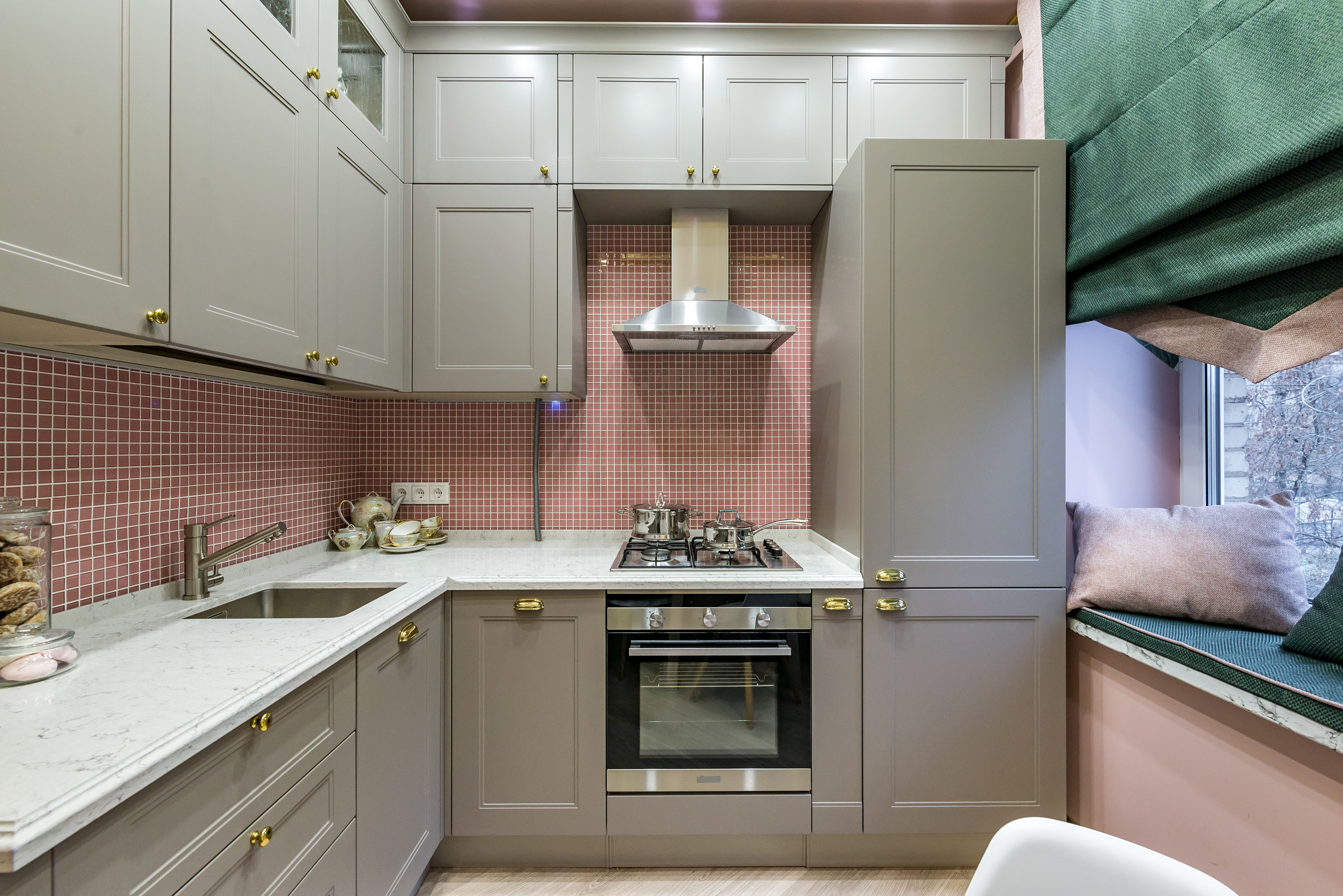 Дизайн интерьера кухни 6м2