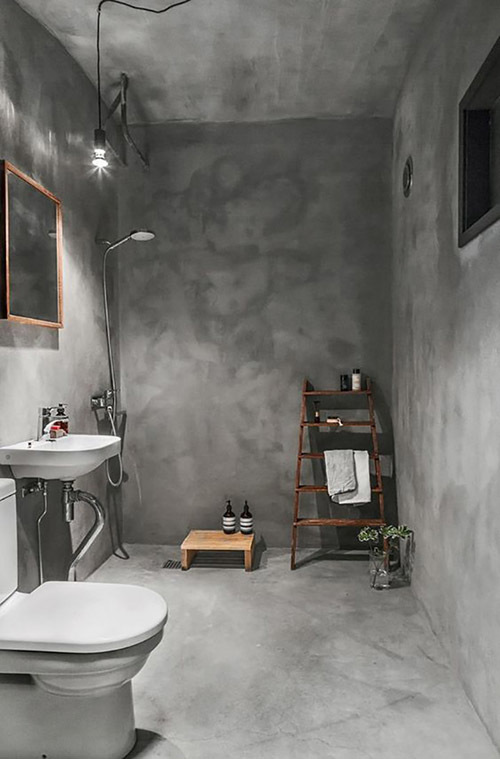ванная комната в стиле лофт