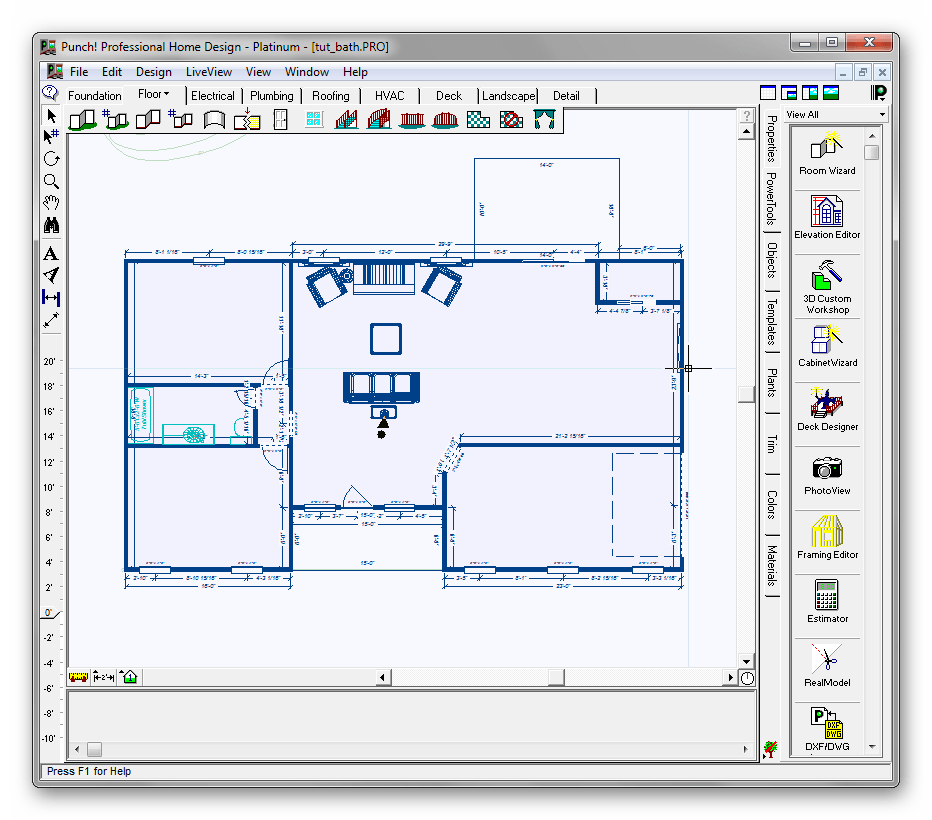 Работа в Punch Home Design