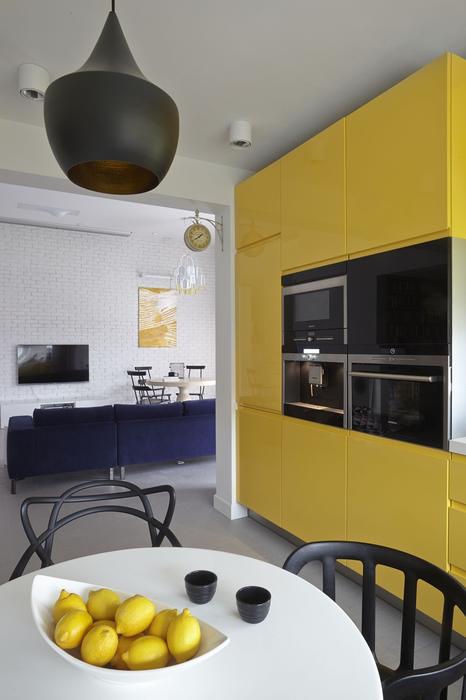 дизайн кухни обои квартира 2020
