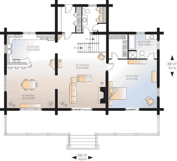 log home plan