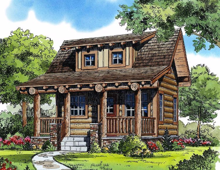 log home plan