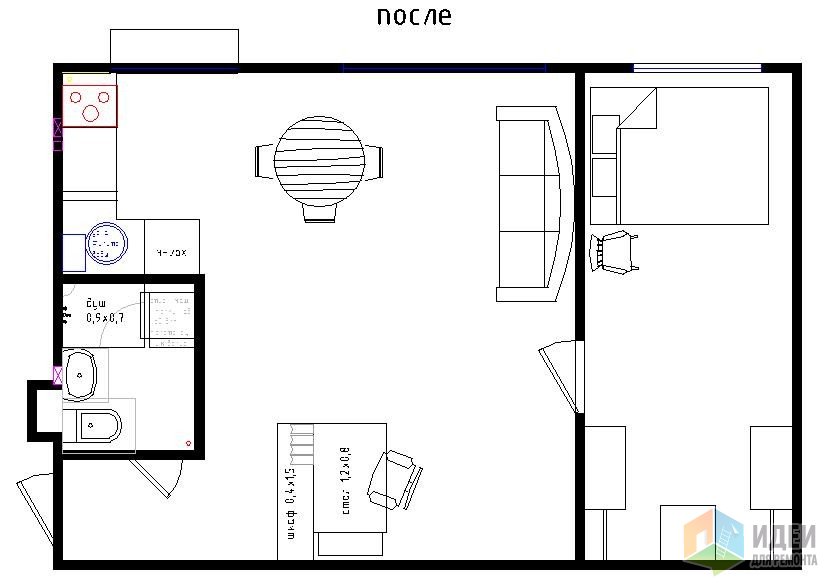 Перепланировка хрущевки 3 комнаты фото до и после схема