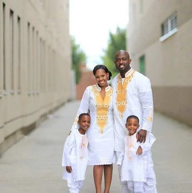 Fashion in Nigerian traditional styles: Family matching