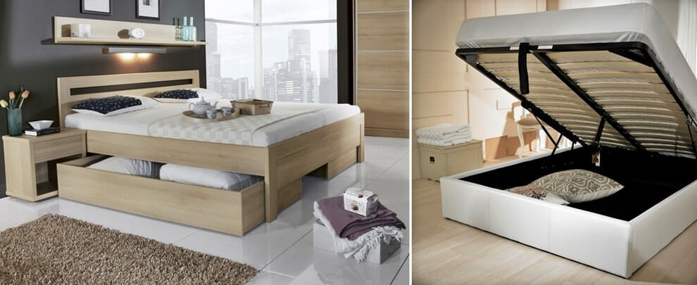Какую кровать лучше выбрать: ящики для хранения в кровати