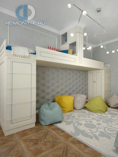 Дизайн детской комнаты в 3-комнатной квартире на Ломоносовском проспекте