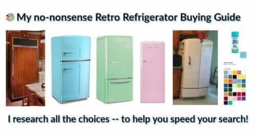 where to buy a retro refrigerator