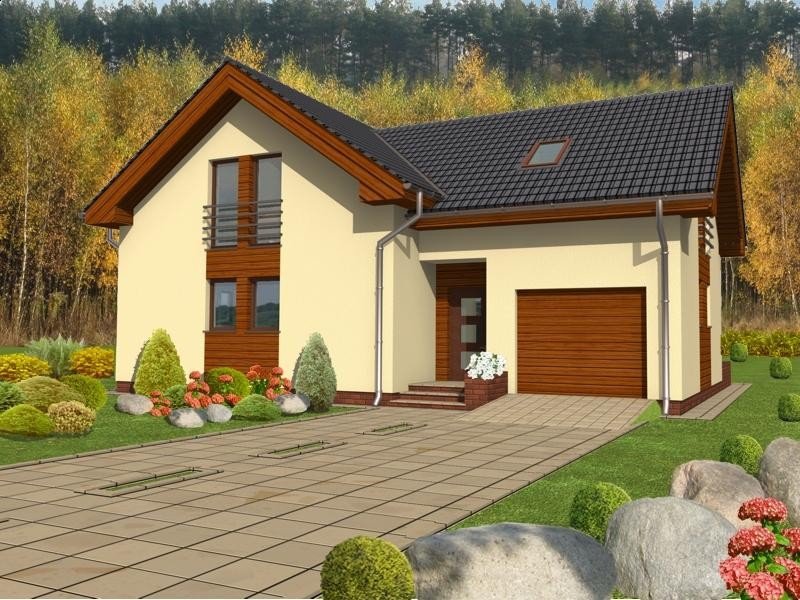 Проекты домов для сибири с гаражом
