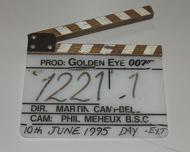 James Bond Goldeneye 007 Movie Film Slate