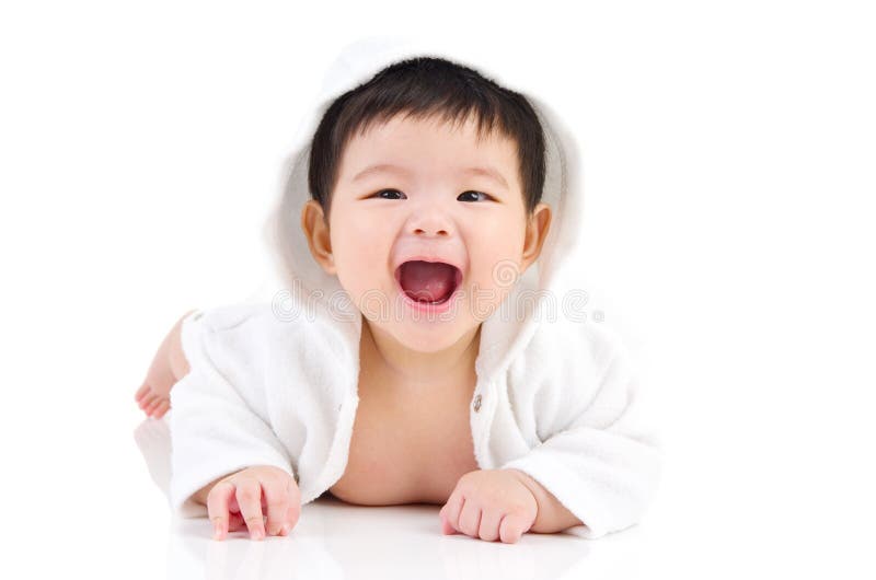 Asian baby girl stock photography