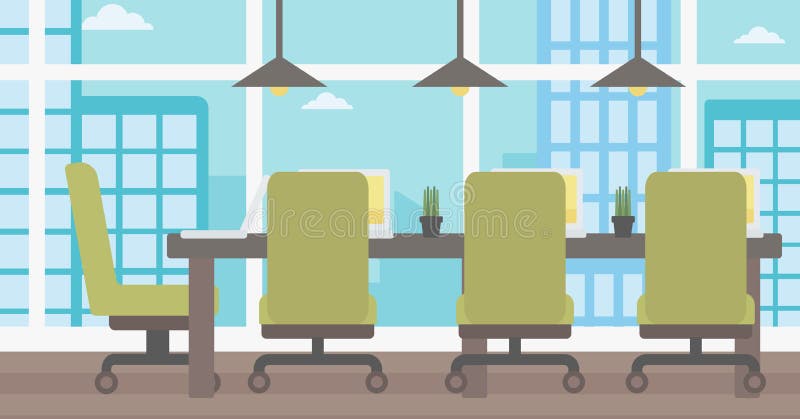 Background of conference room. stock illustration
