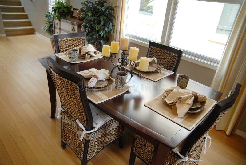 Beautiful dining room area royalty free stock images Beautiful dining room area royalty free stock images