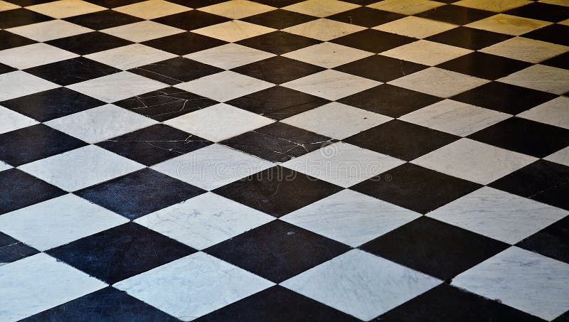 Black and White marble floor royalty free stock image