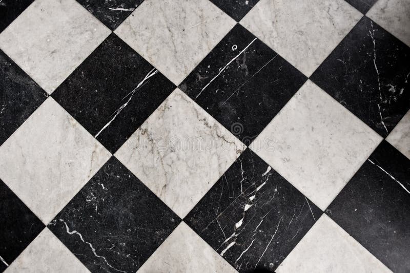 Black and White Marble Tiles royalty free stock photos