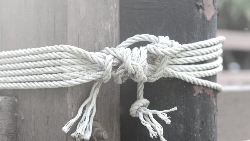 Black and white Rope stock photos
