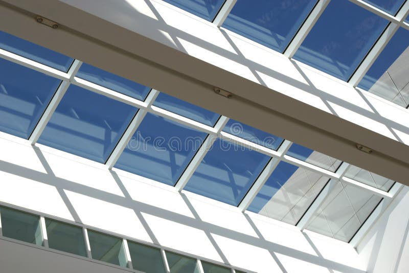 Blue Ceiling stock image