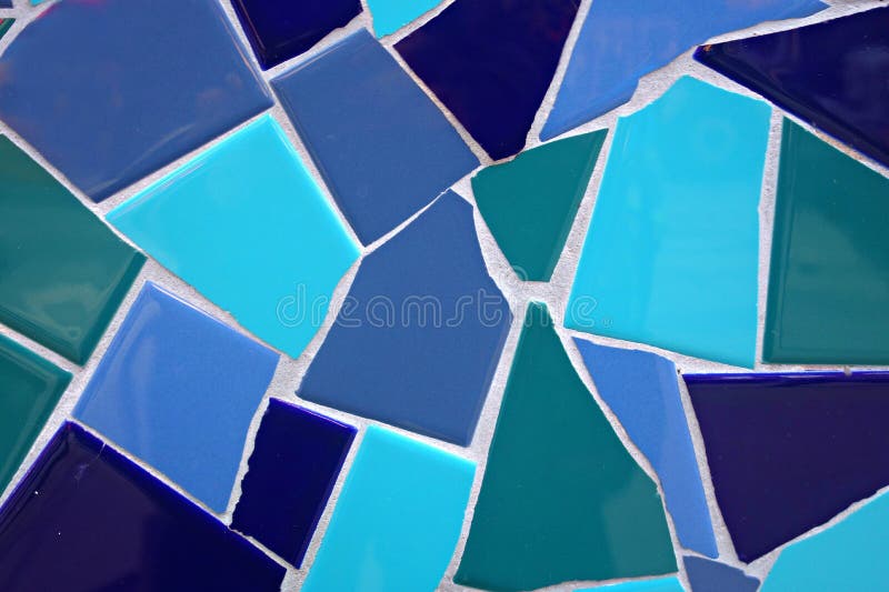 Blue Mosaic royalty free stock images