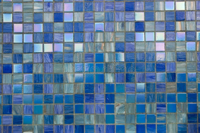 Blue mosaic texture royalty free stock photo