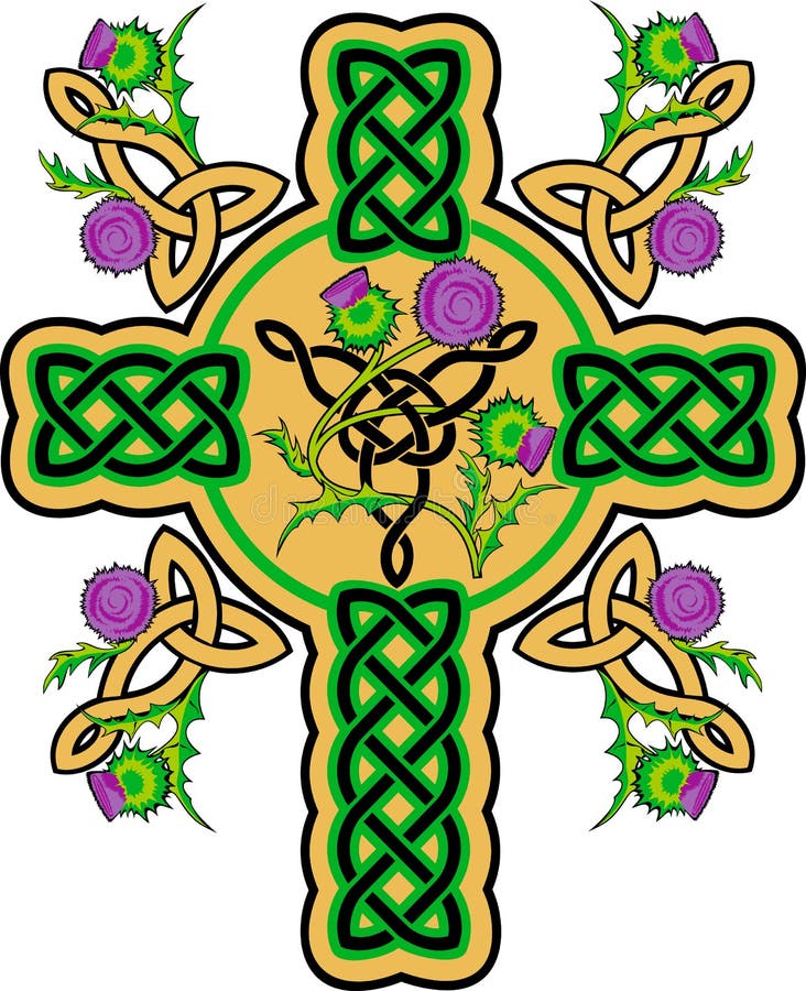 Celtic cross stock illustration