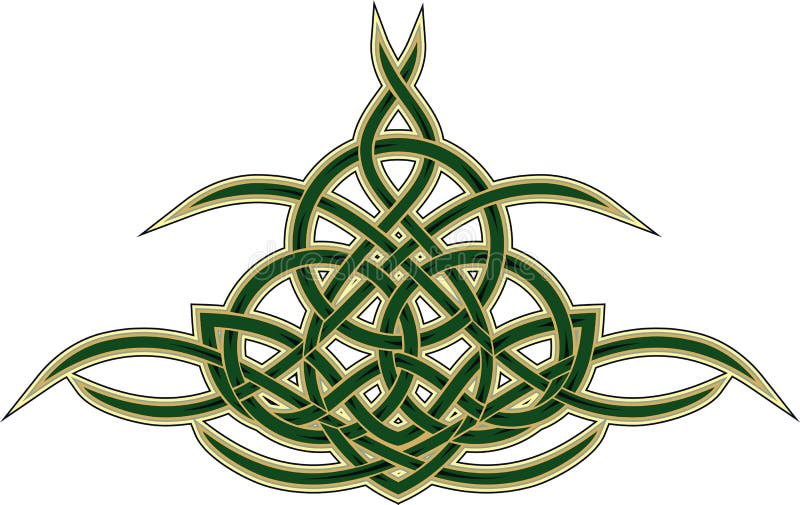 Celtic decorative pattern royalty free illustration