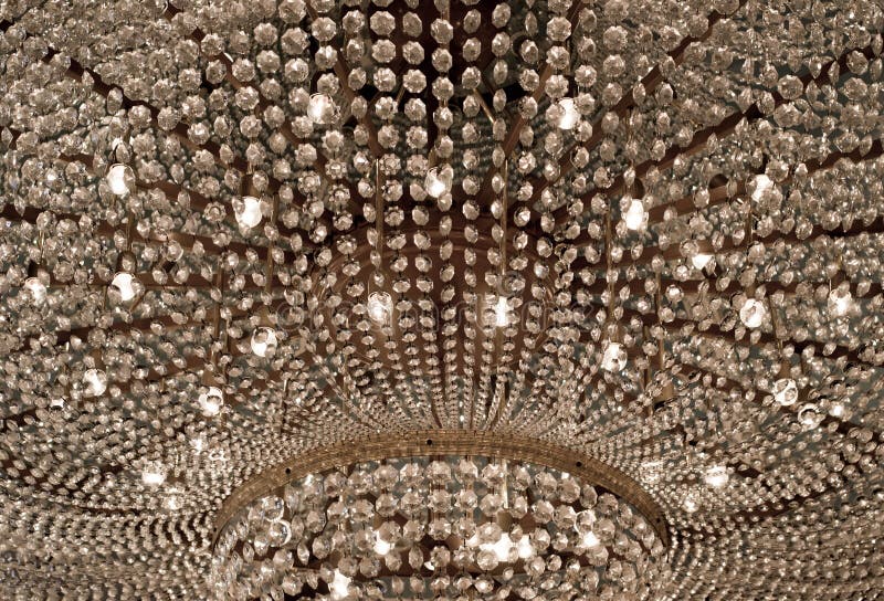 Chandelier. Close up of a chandelier stock photo