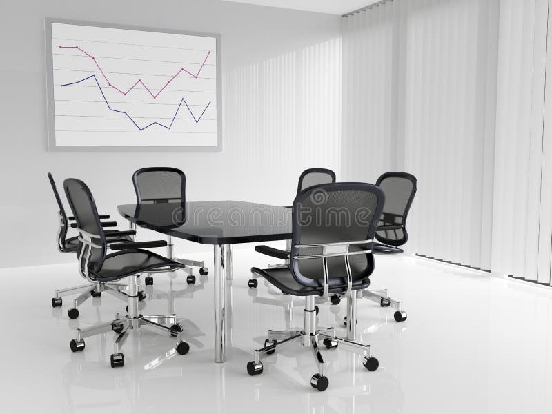 Conference room vector illustration