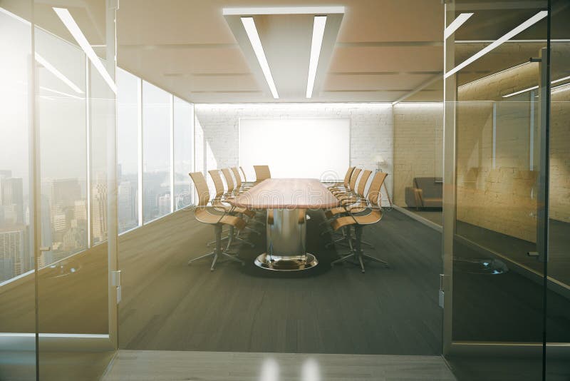 Conference room royalty free illustration