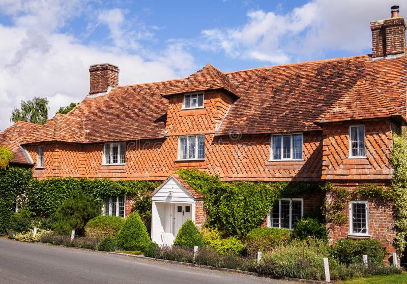 Country Village House in England royalty free stock photography