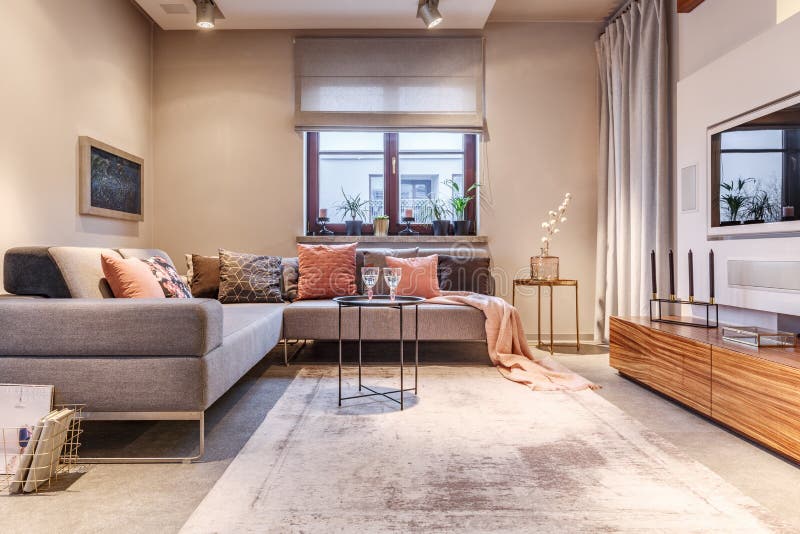 Cozy living room interior royalty free stock images Cozy living room interior royalty free stock images