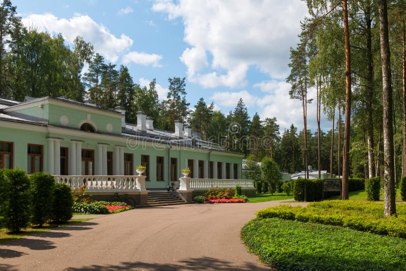 Dacha of Joseph Stalin in Valdai. On a summer day royalty free stock photography