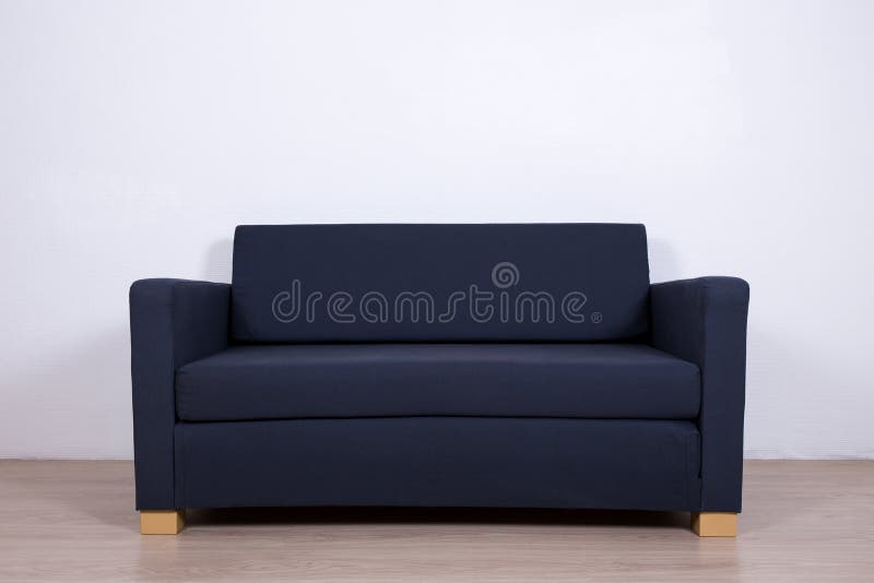 Double gray sofa in living room royalty free stock photos