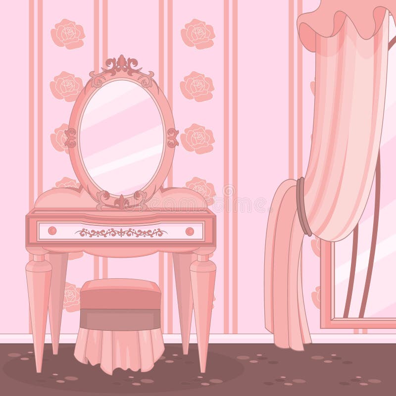 Dressing Room royalty free illustration