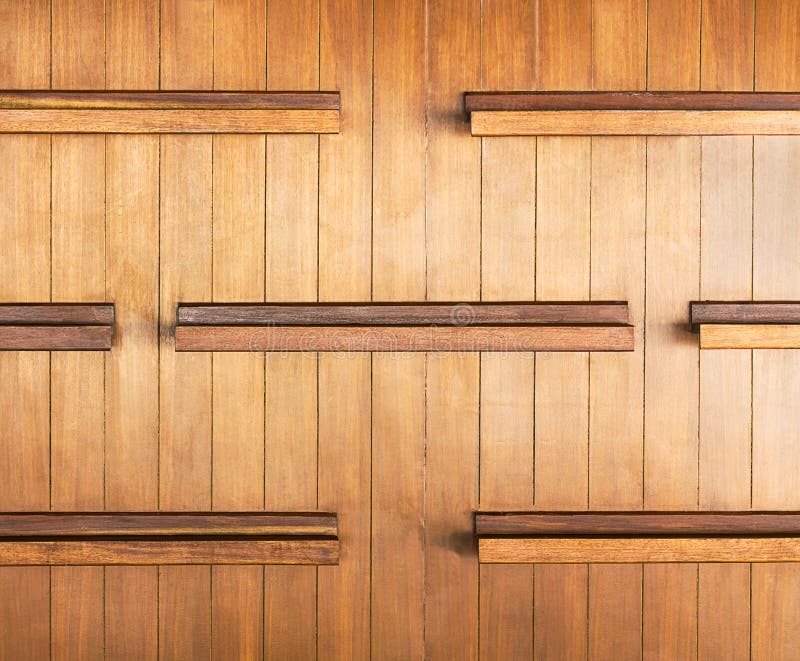 Empty wood shelves stock image