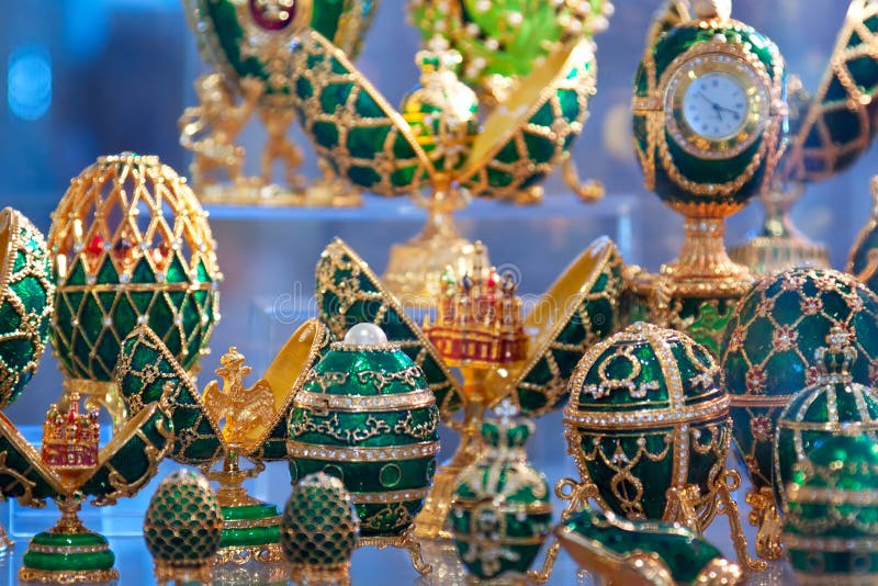 Faberge style Eggs royalty free stock photos