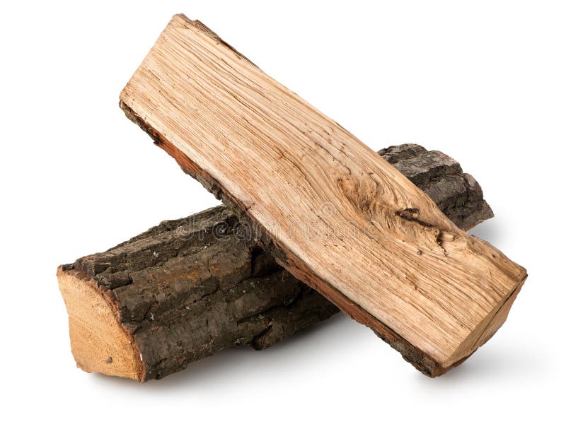Firewood. Dry firewood isolated on a white background stock photos
