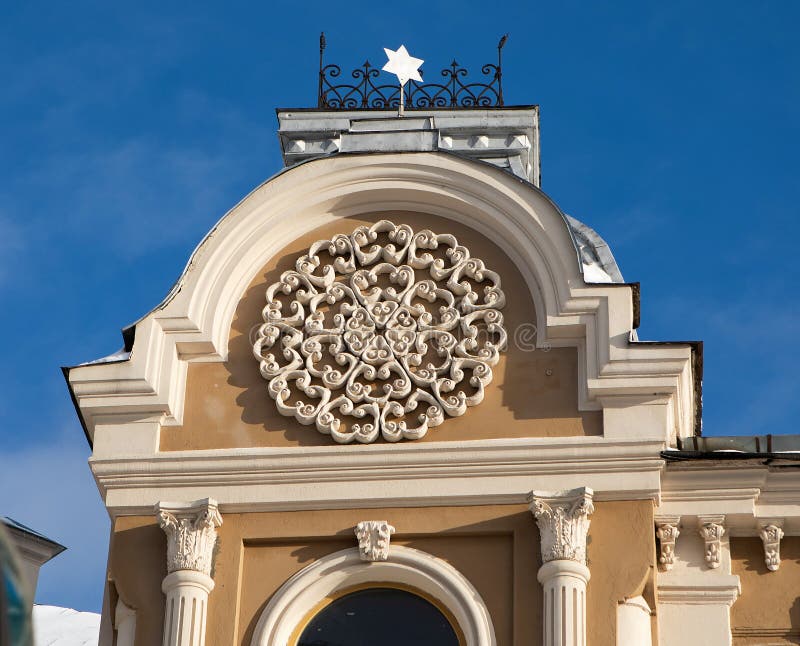 Great Choral Synagogue in Grodno, Belarus stock images