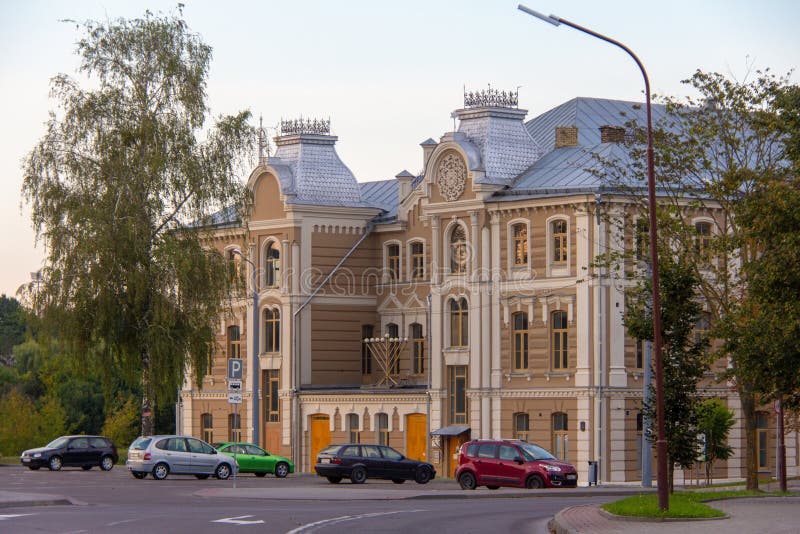 Great choral synagogue Grodno stock images