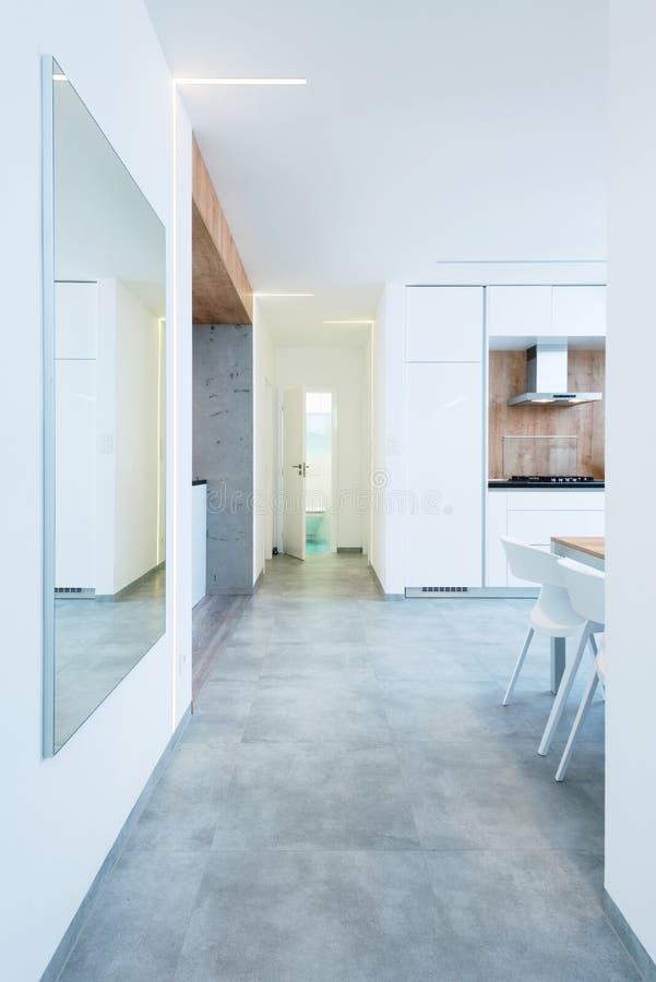 Hallway in modern apartment stock images Hallway in modern apartment stock images