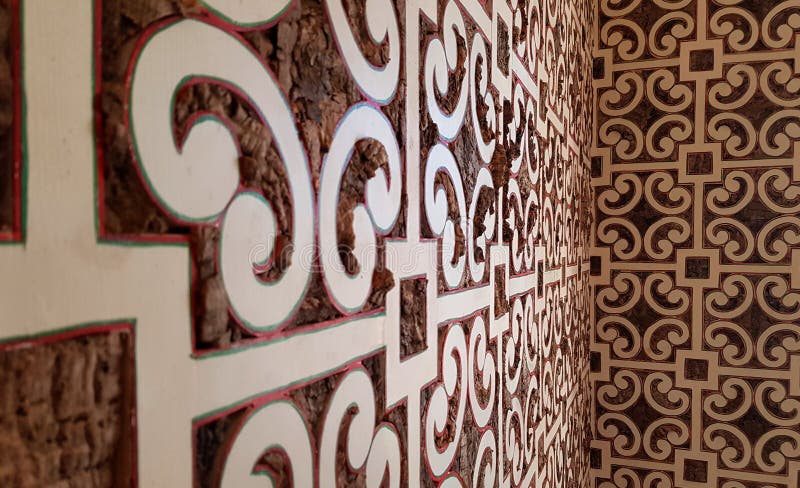 Interior design inside a small Portuguese cottage. Intricate wooden wall design inside a small cottage in Sintra, Portugal royalty free stock images Interior design inside a small Portuguese cottage. Intricate wooden wall design inside a small cottage in Sintra, Portugal royalty free stock images