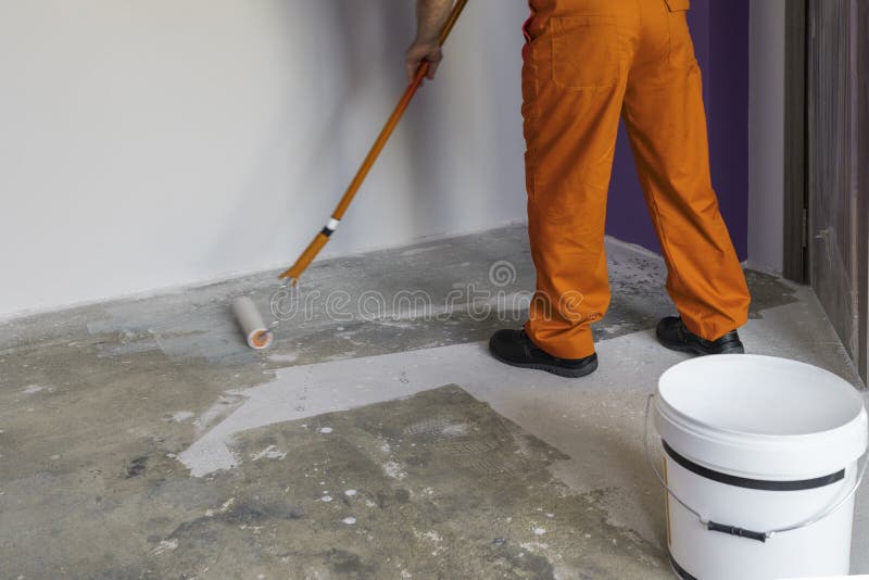 Interior of a house under construction. Renovation of an apartme stock photography